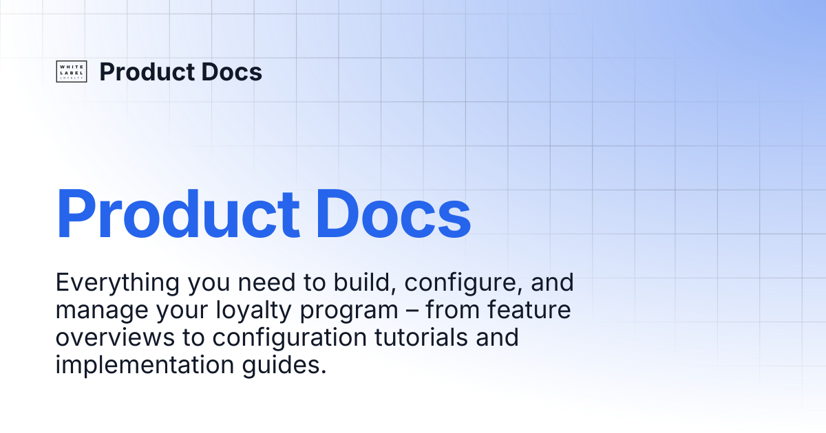 Product Docs
