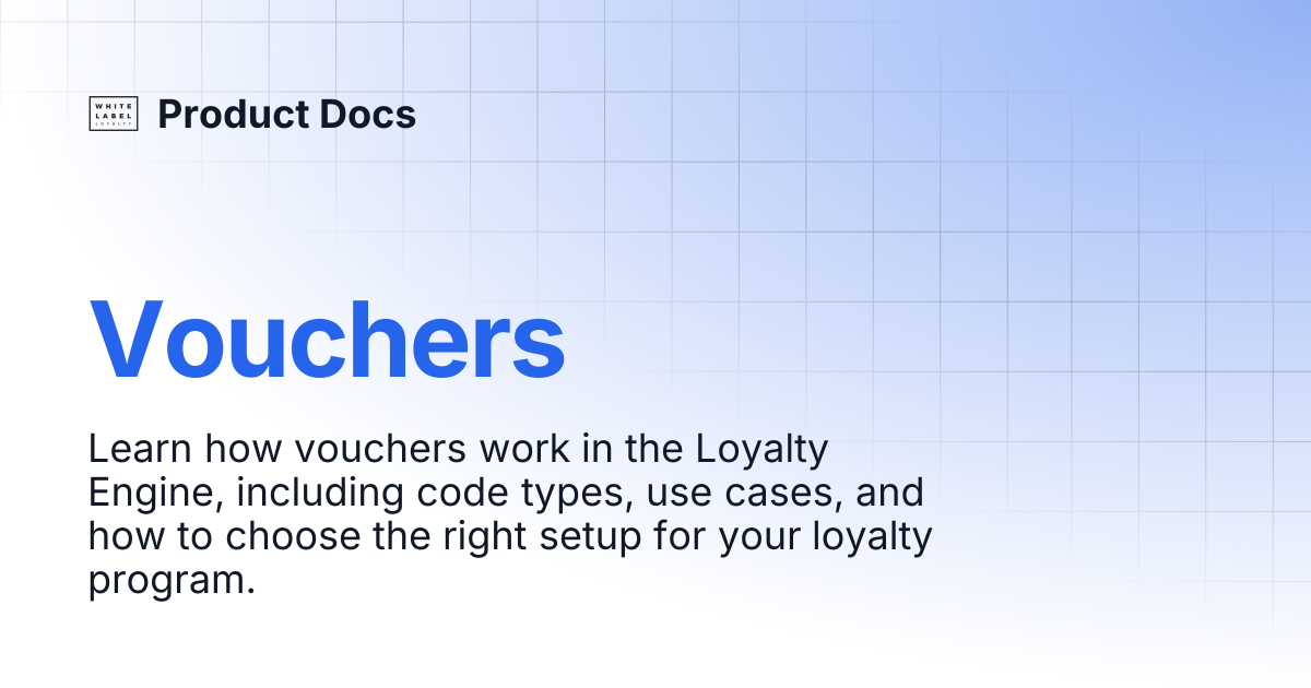 Vouchers | Product Docs